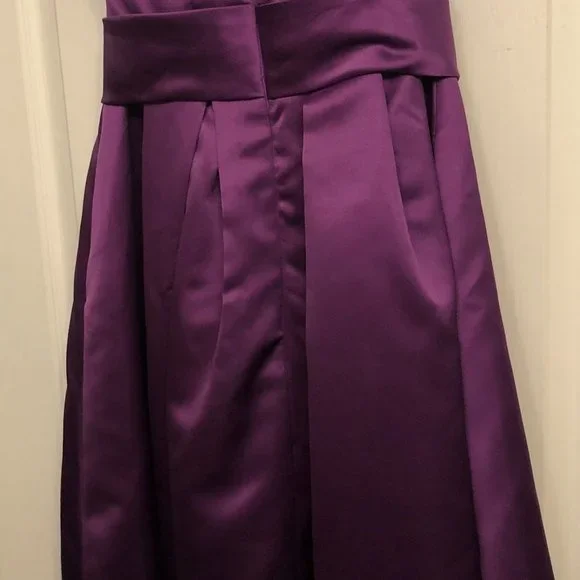 NWOT Strapless Purple Dress with Sweetheart Neckline - Picture 2 of 13